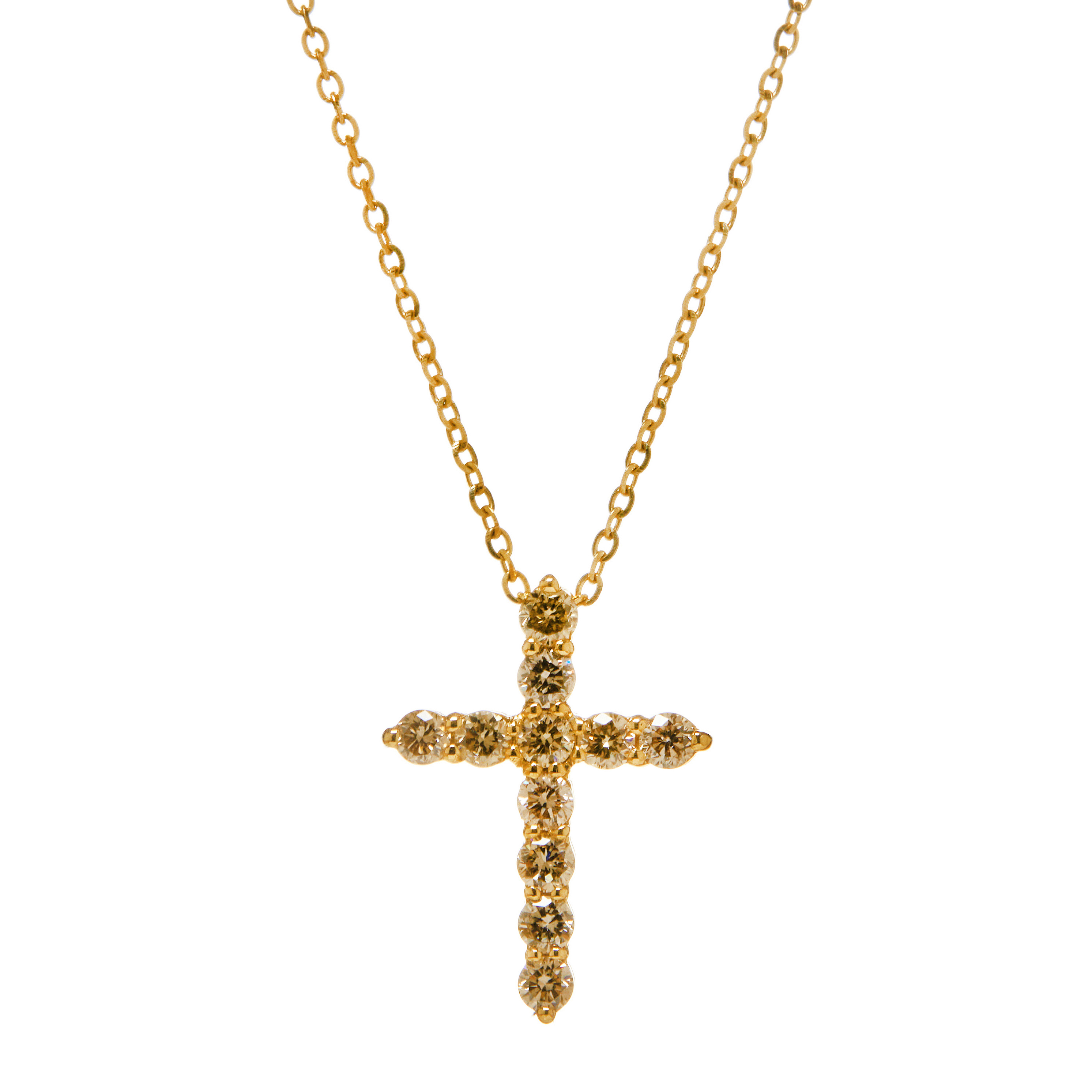 Pandantiv DIAMONDS in aur galben de 18k cu diamante