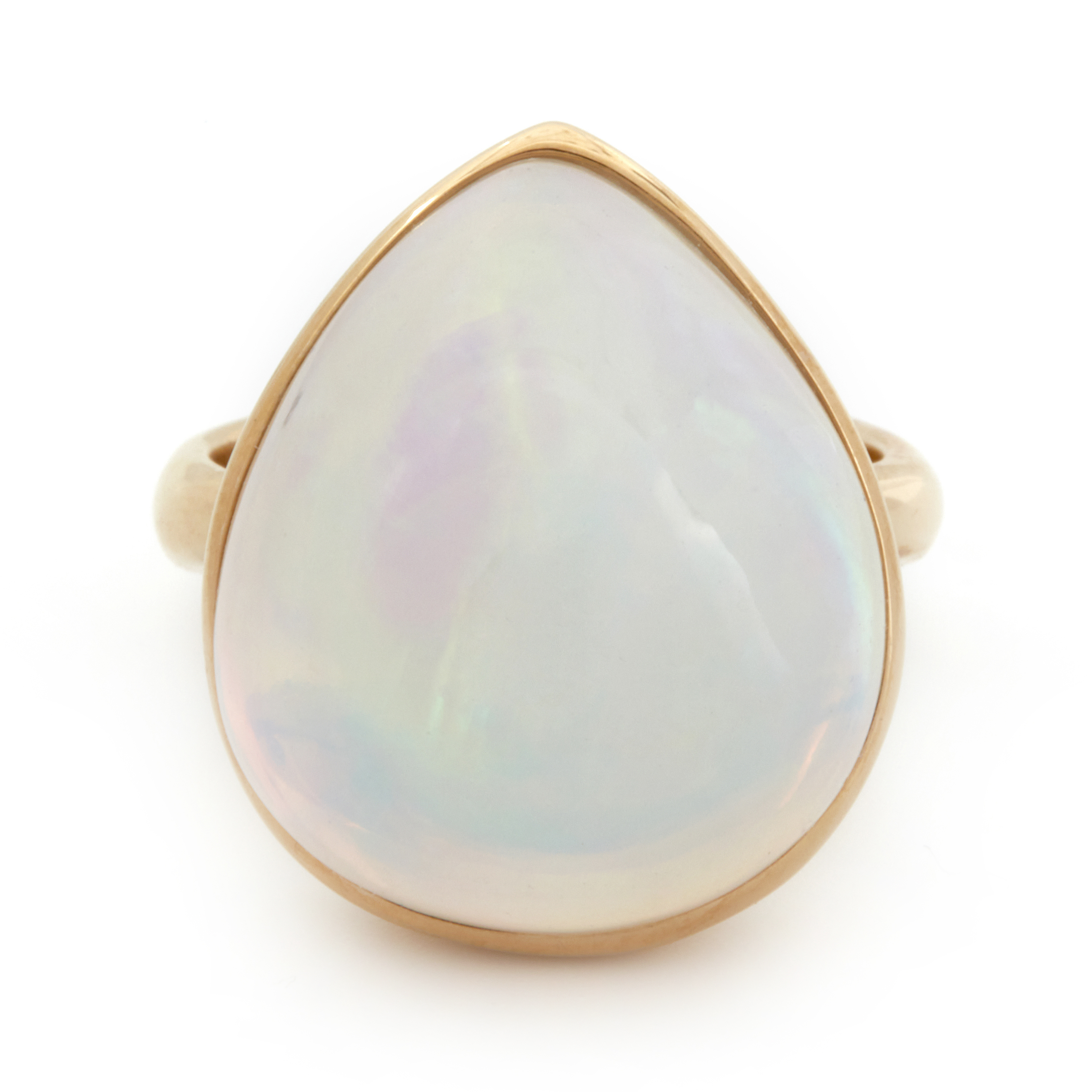 Inel VESTA din aur galben de 18k cu opal