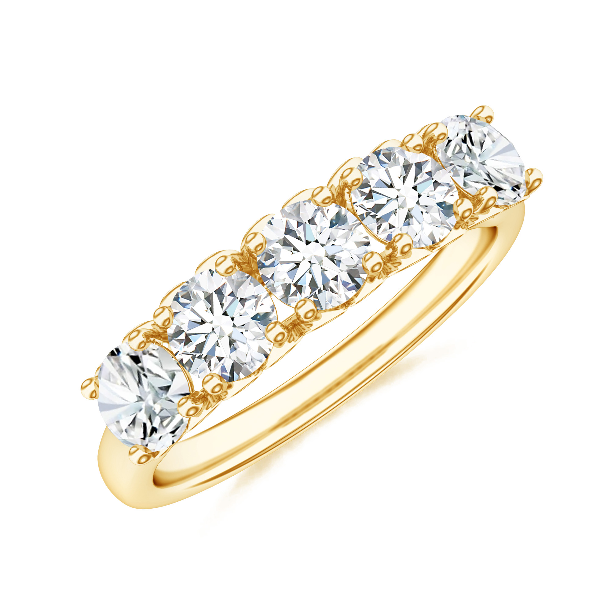 Inel DIAMONDS din aur galben de 18k cu diamante