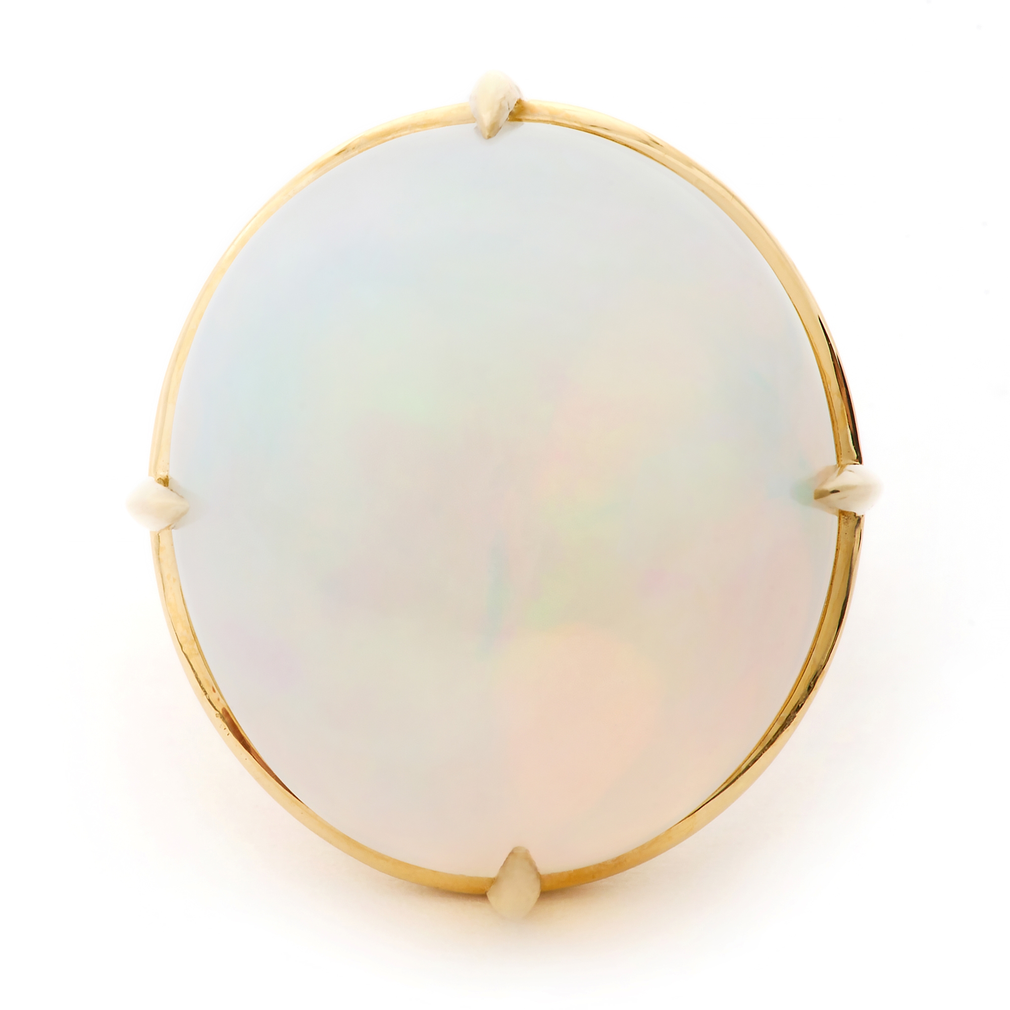 Inel aur galben 18k cu opal 38.96 ct.