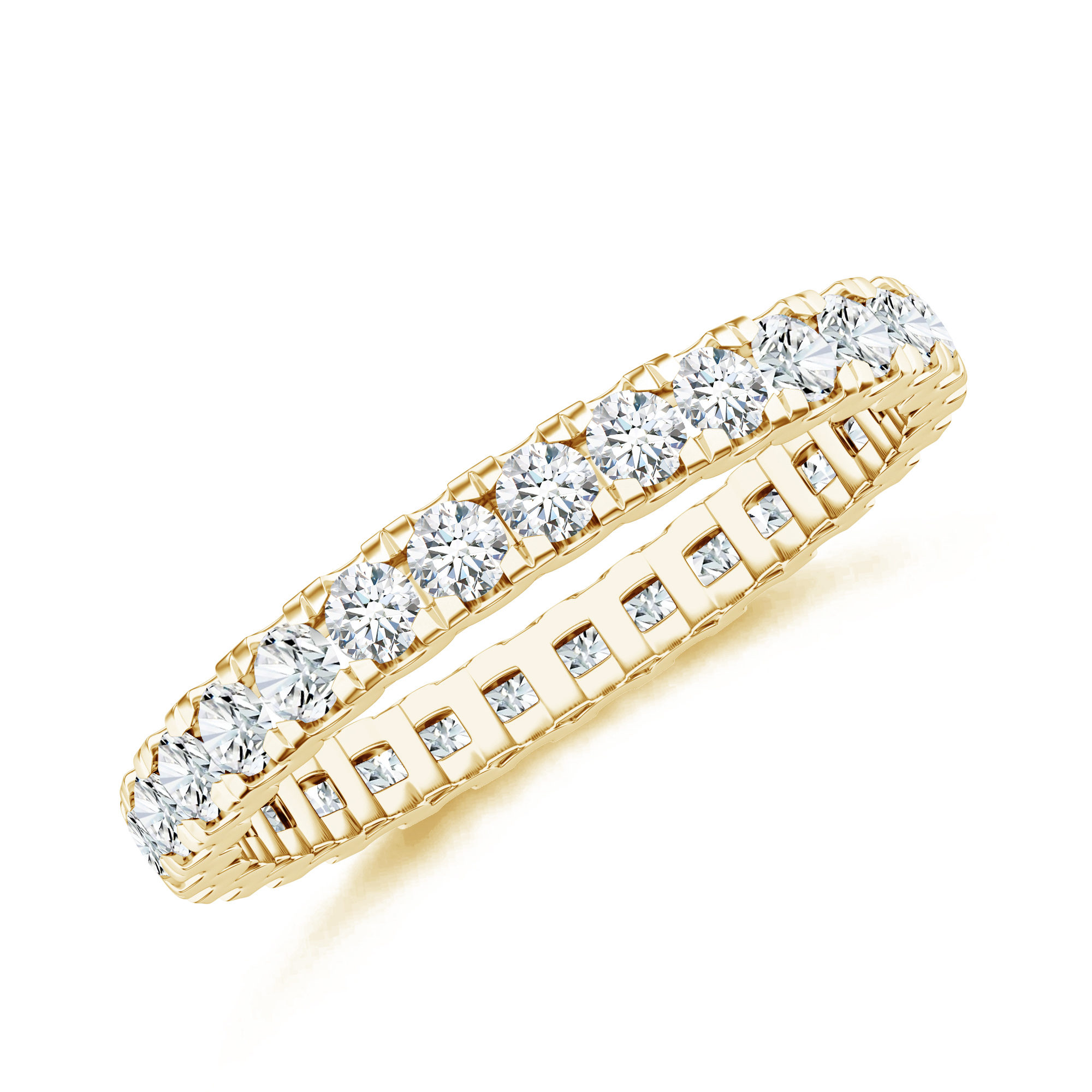 Inel eternity DIAMONDS din aur galben de 18k cu diamante