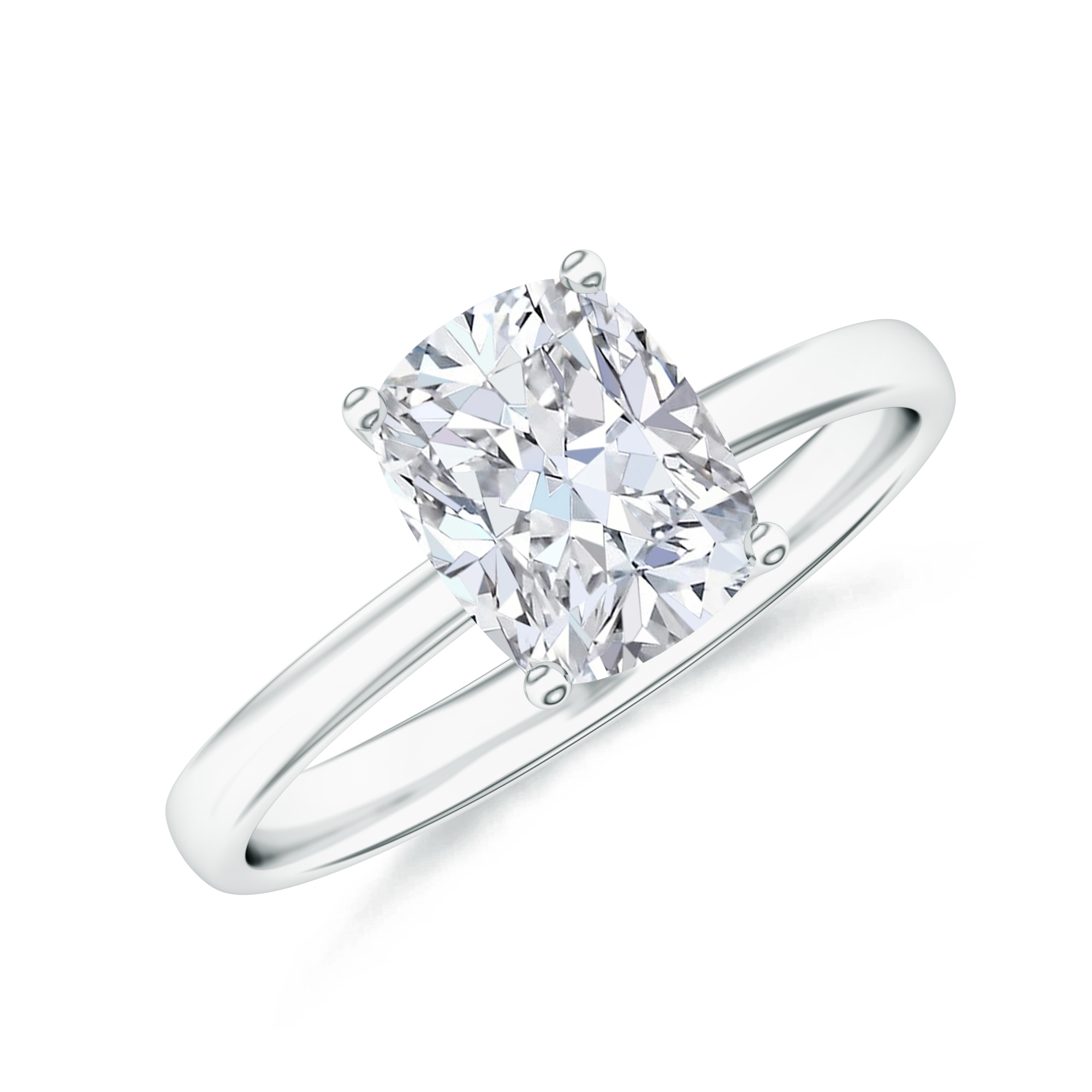 Inel DIAMONDS solitaire din aur alb de 18k cu diamant de 1.72 ct. (HRD)