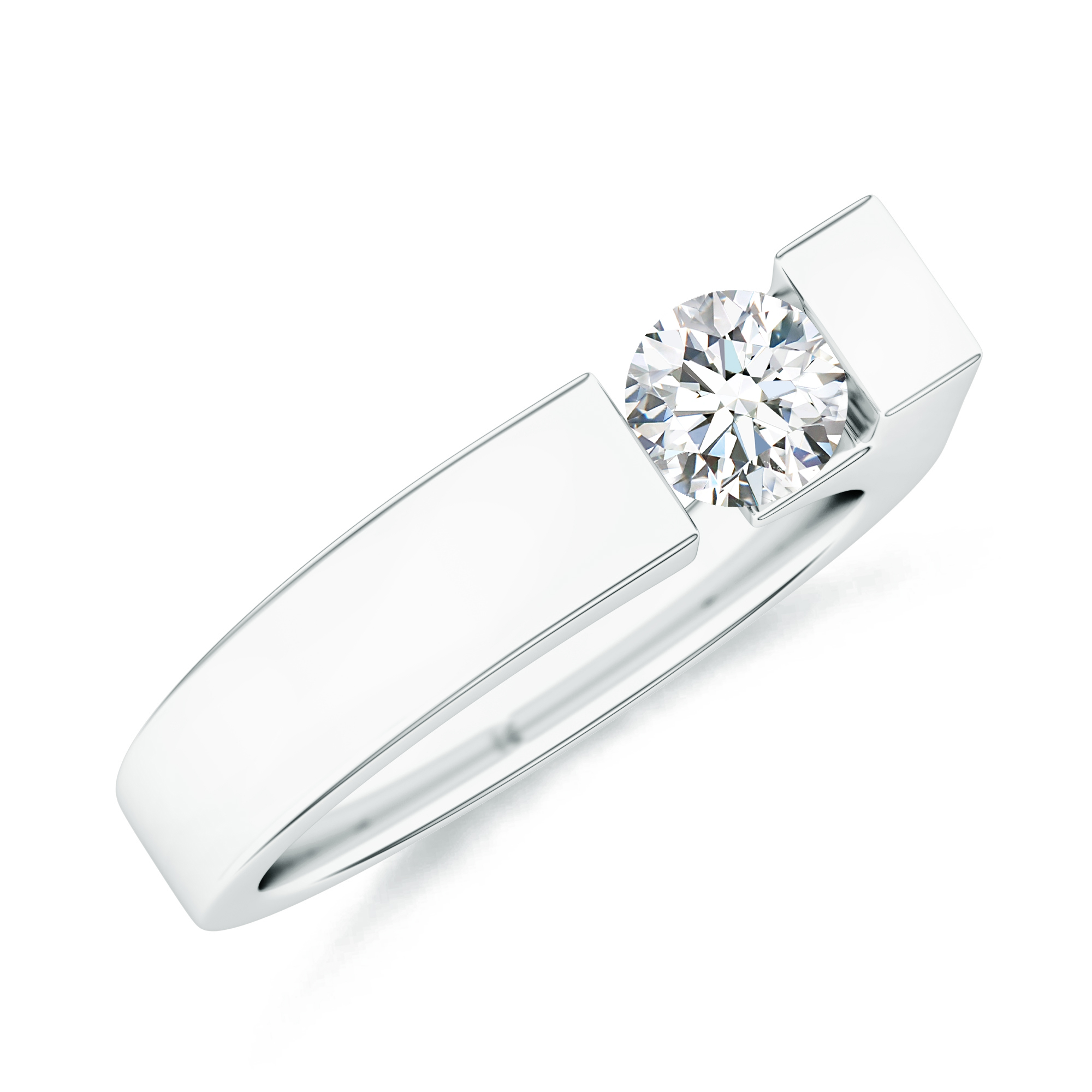 INEL DIAMONDS: aur alb 18k / diamant