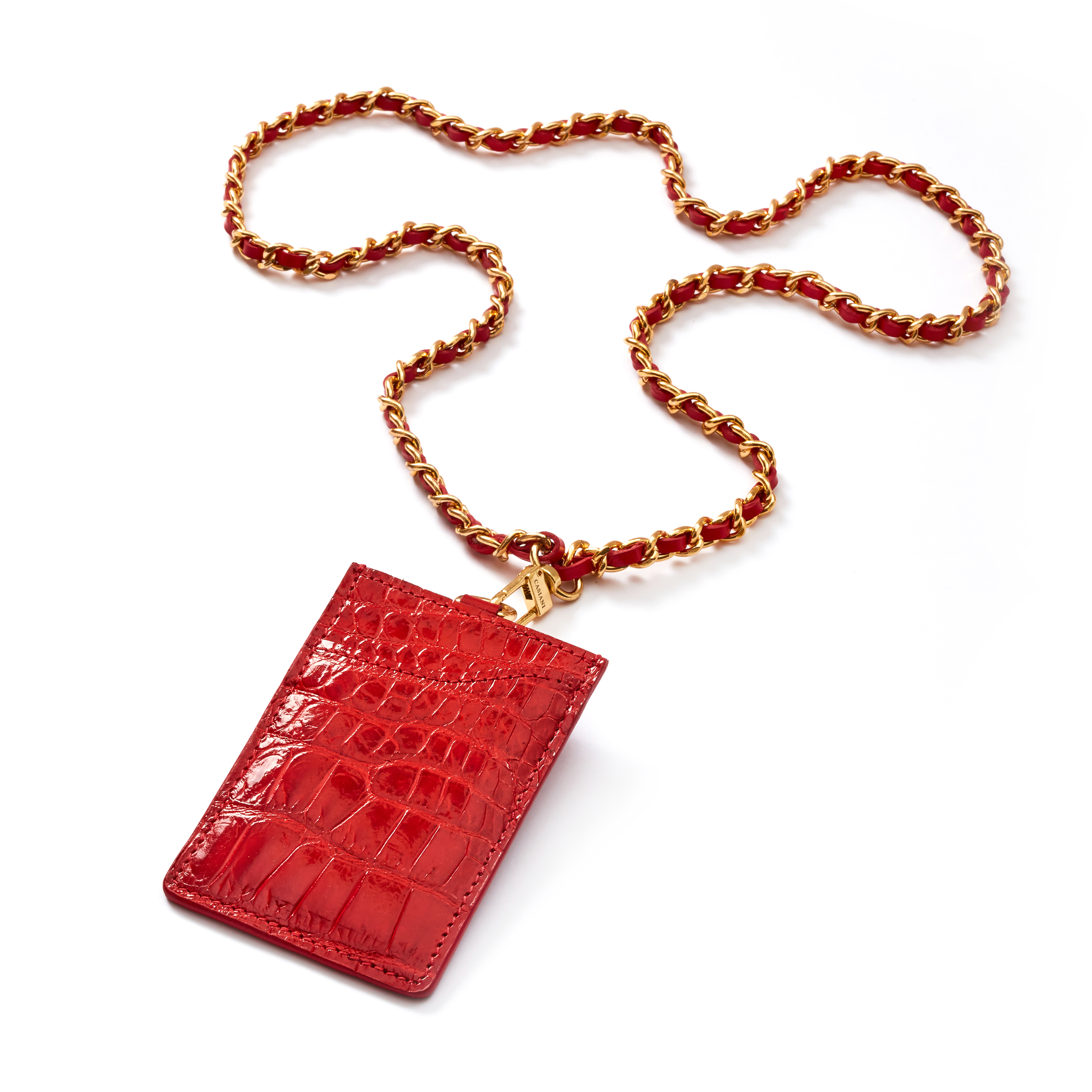 CARD HOLDER CU LANT CHC001-AL-RED/S-G