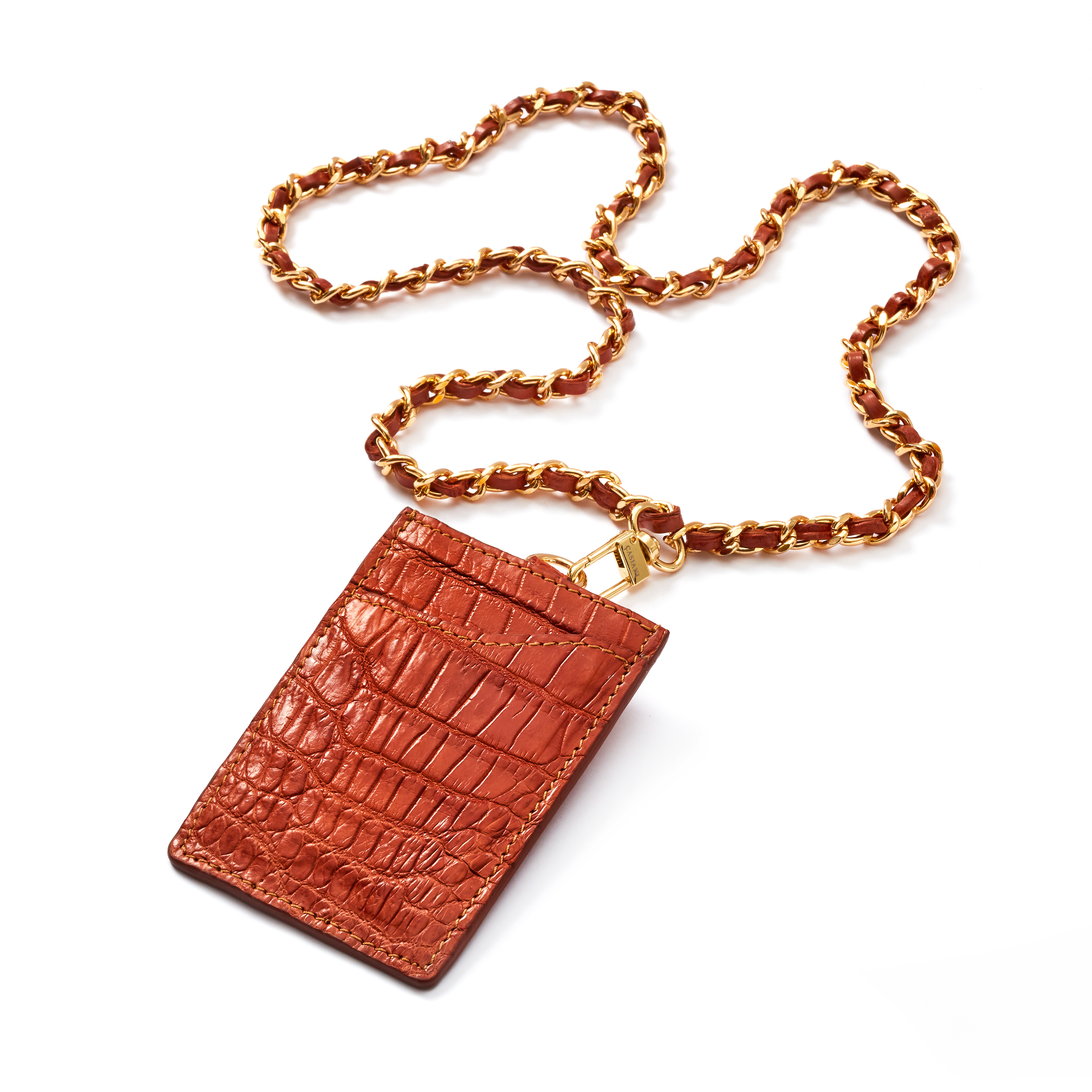 CARD HOLDER CU LANT CHC001-AL-BRN/M-G