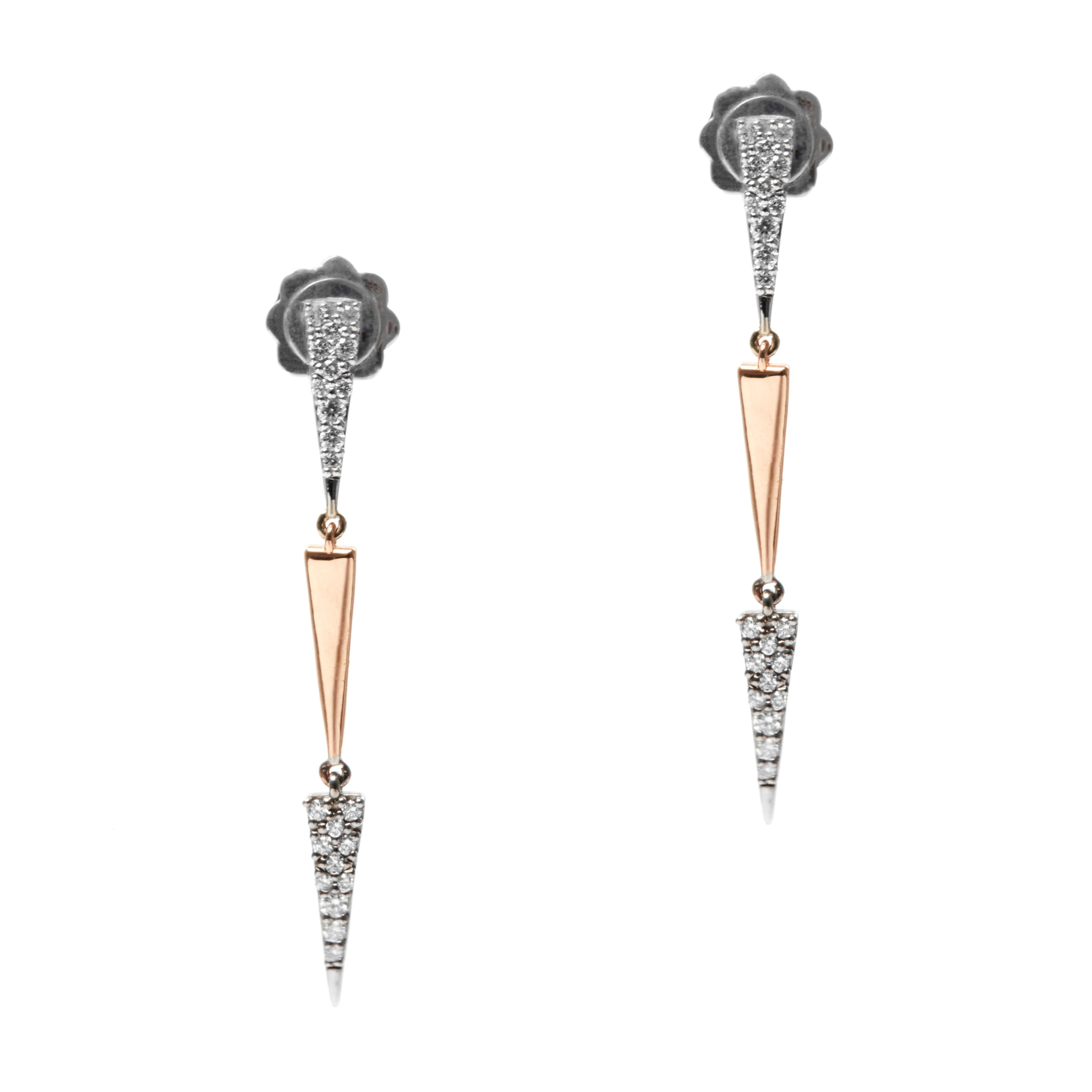 Cercei DIAMONDS din aur de 18k cu diamante