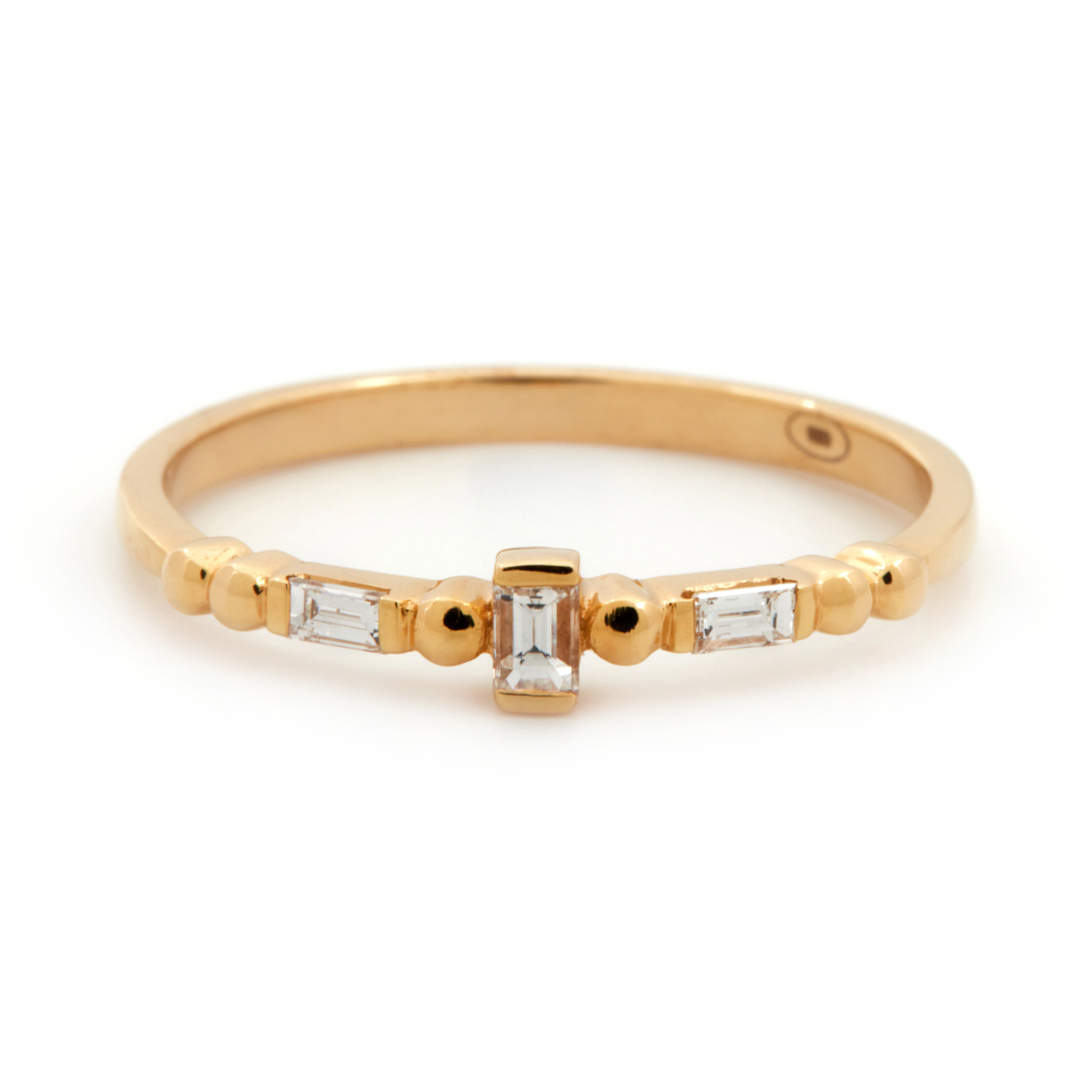 Inel DIAMONDS din aur galben de 18k cu diamante