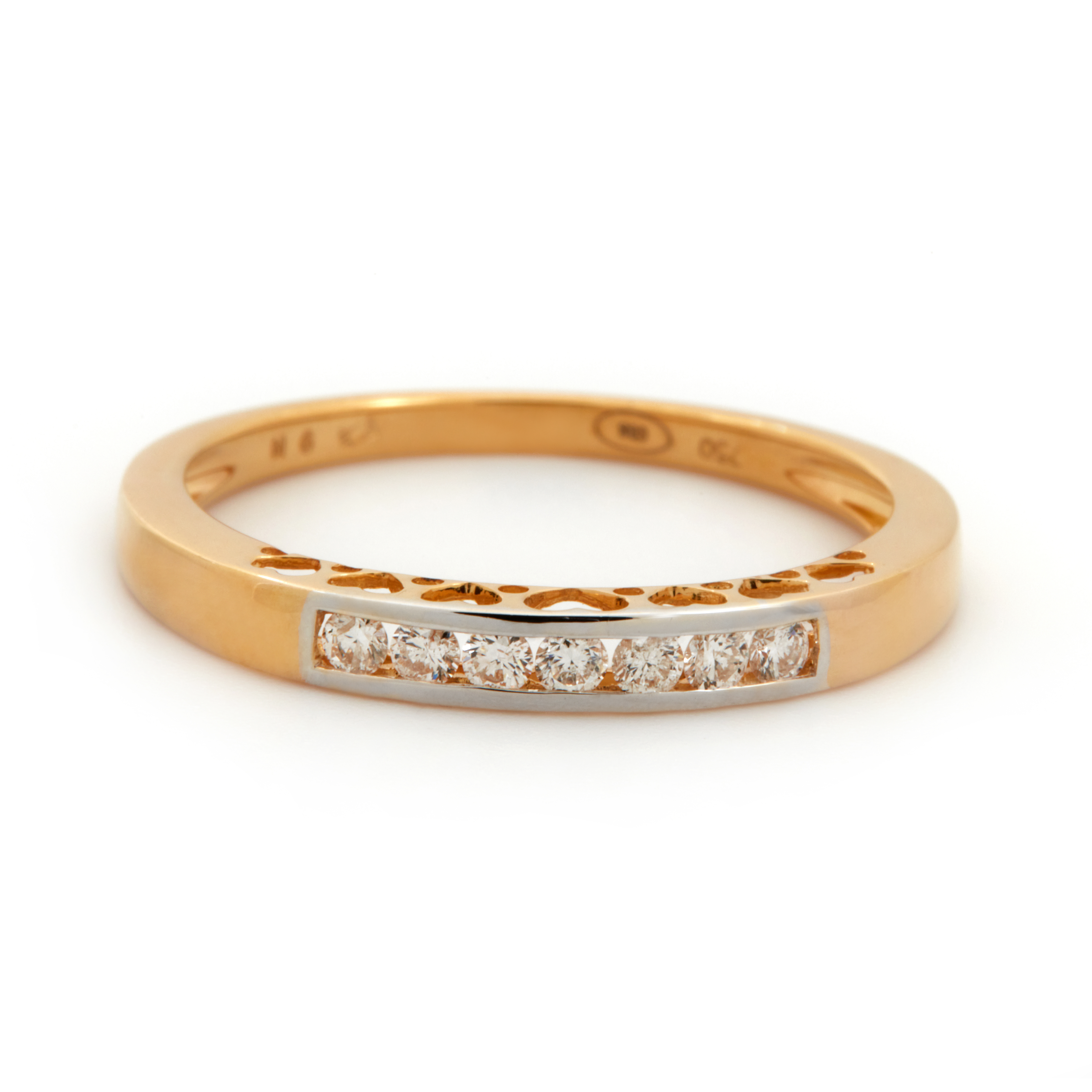Inel DIAMONDS din aur galben de 18k cu diamante